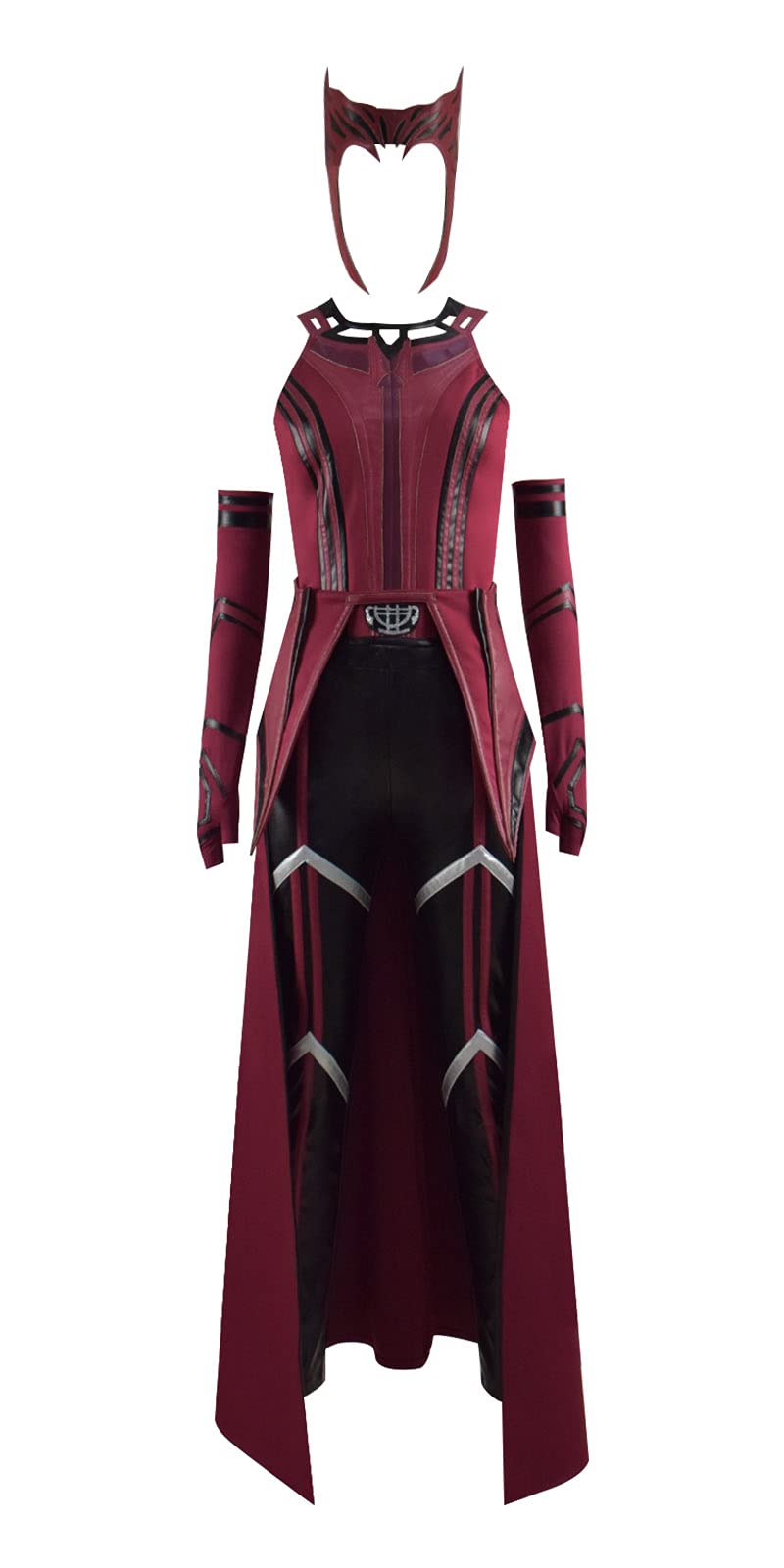 Buy Wanda Maximoff Costume Halloween let Witch Cosplay Red Cloak Suits