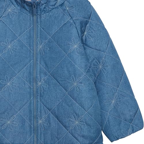Carter's Girls' Daisy Diamond Quilted Midweight Jacket with Fleece Lining4