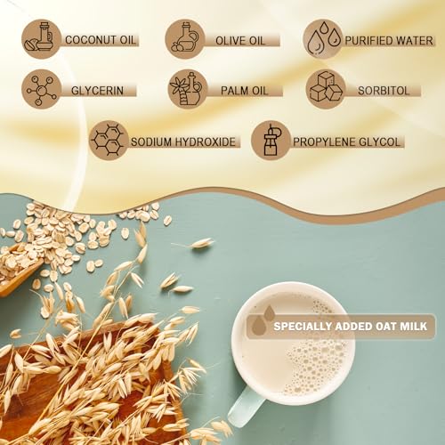 15 oz Oatmeal Milk Soap Base, Melt & Pour, Easy-Cut, Lightly Scented Detail