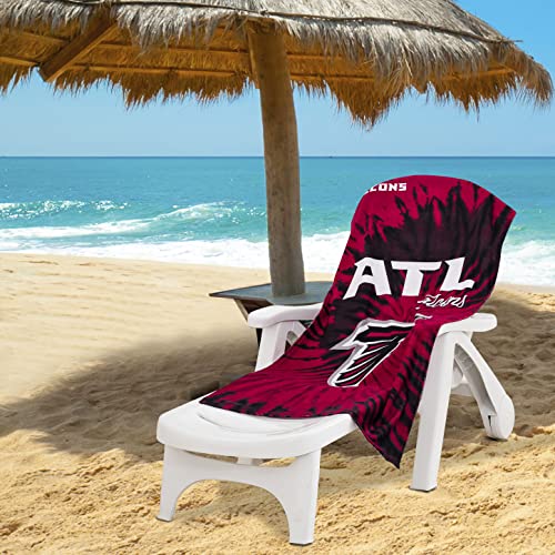 Image of Northwest NFL Atlanta Falcons Unisex-Adult Beach Towel, 30 inch x 60 inch, Psychedelic (Pack of 6)