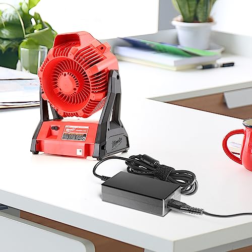 KFD 18V AC Adapter for Milwaukee 2891-20 289120 M18/M12 12/18V Wireless Jobsite Speaker 23-81-0155 YLS06512A-T180300 DC18V Power Supply Cord Battery Charger Milwaukee M18 0886-20 Fan Power Cord