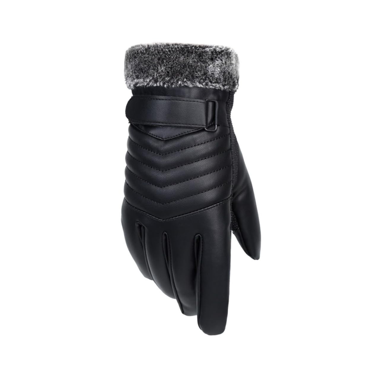 minkissy Winter Touch Screen Gloves Thicken Warm Outdoor Workout Gloves for Cycling Hiking Climbing Black for Cold Weather Sports