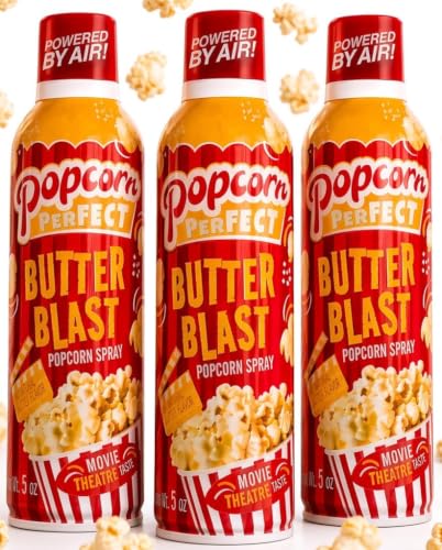 Popcorn Perfect Butter Spray for Microwave, Natural Flavor, ...