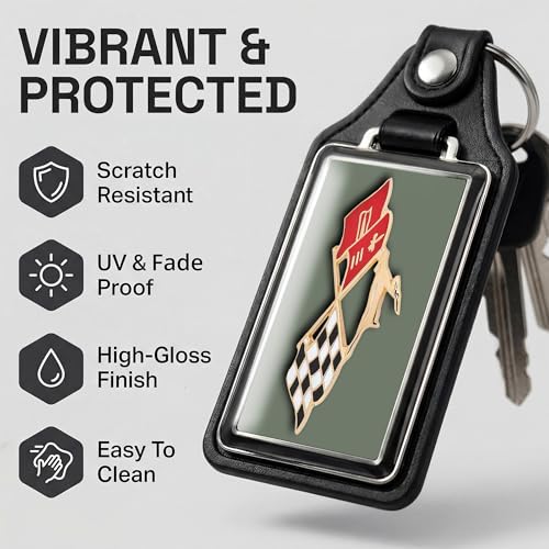 Image of Brotherhood Car Key Chain for Impala - Classic Models Keychain for Men and