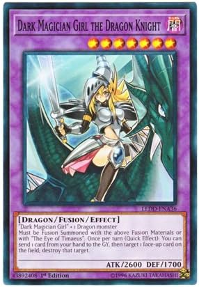 Amazon Co Jp 遊戯王 英語版 Ledd Ena36 Dark Magician Girl The Dragon Knight 竜騎士ブラック マジシャン ガール ノーマル 1st Edition ホビー 通販