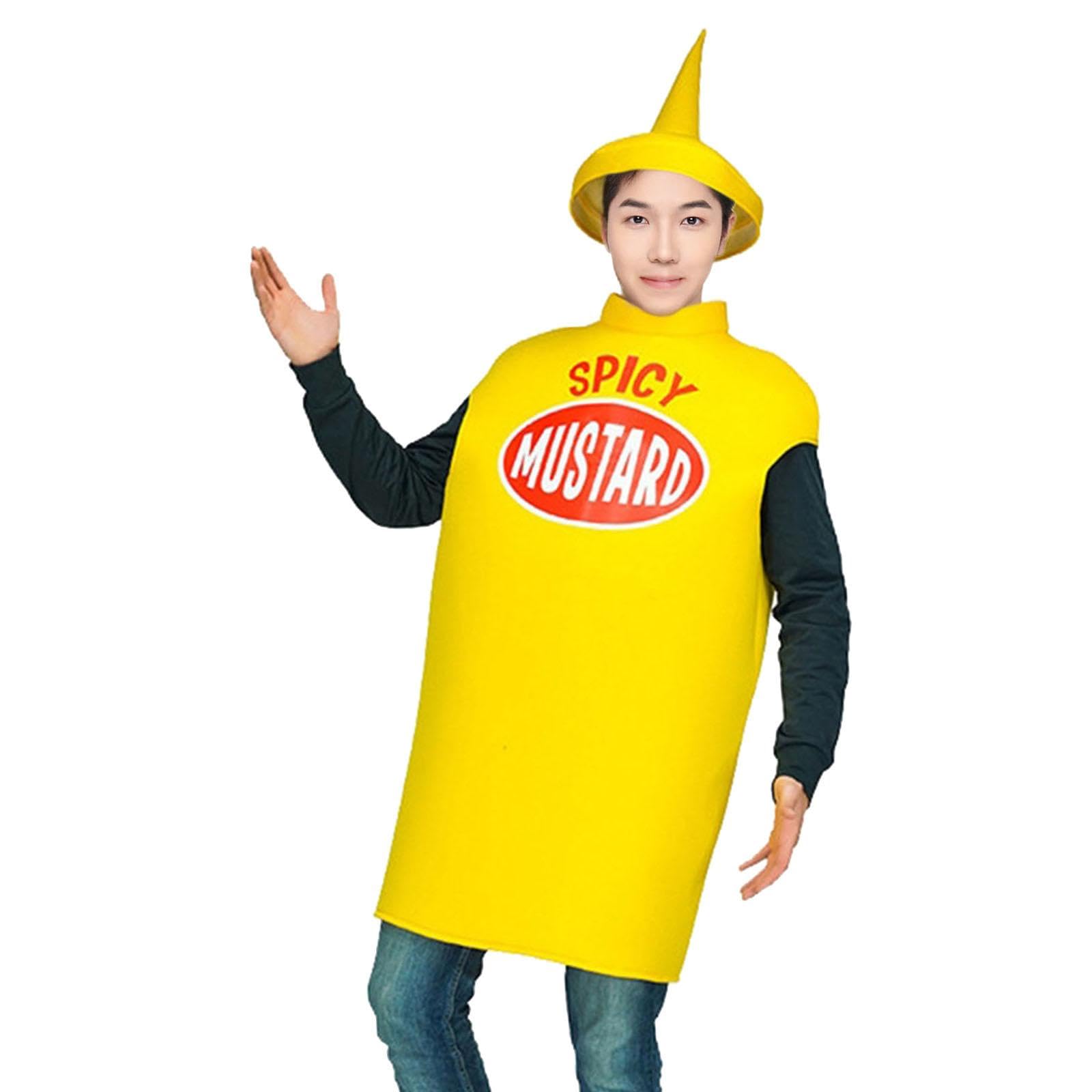 F Fityle Costume senape per adulti Abbigliamento Novità Costume da spettacolo Travestimento