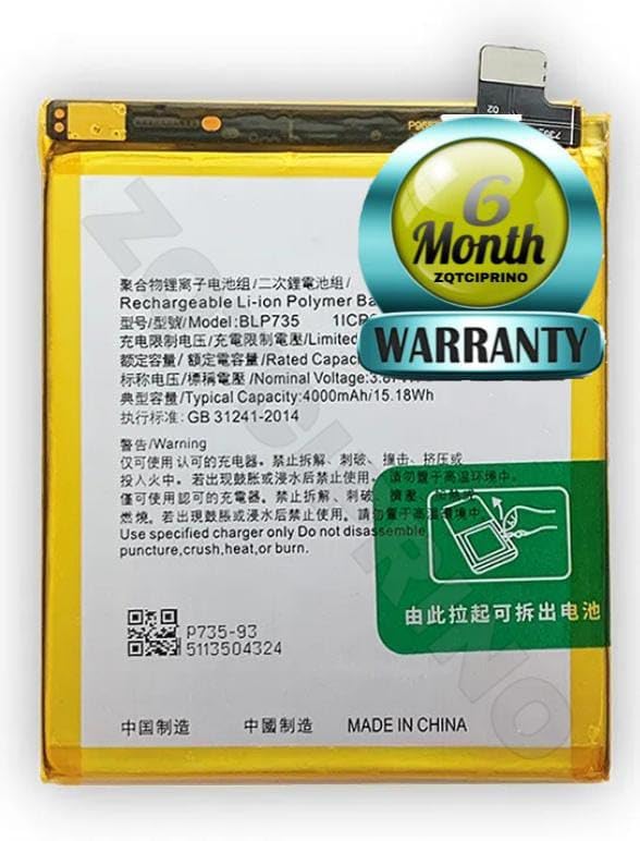 Image of Original BLP735 Battery for Oppo Reno 2 CPH1907 Battery with 6 Month Warranty**** (B270)