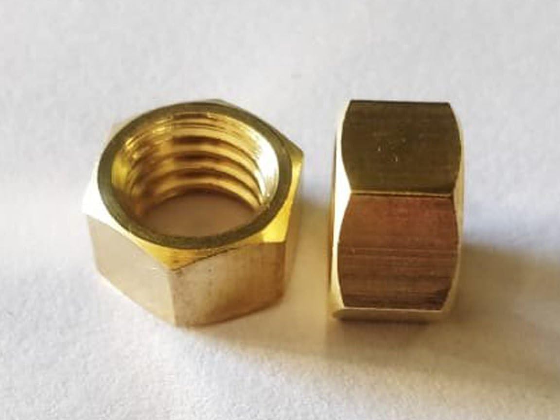 M6 Brass Internal Threaded Hexagon Hex Nuts 6mm - 100 Nos-picture-17