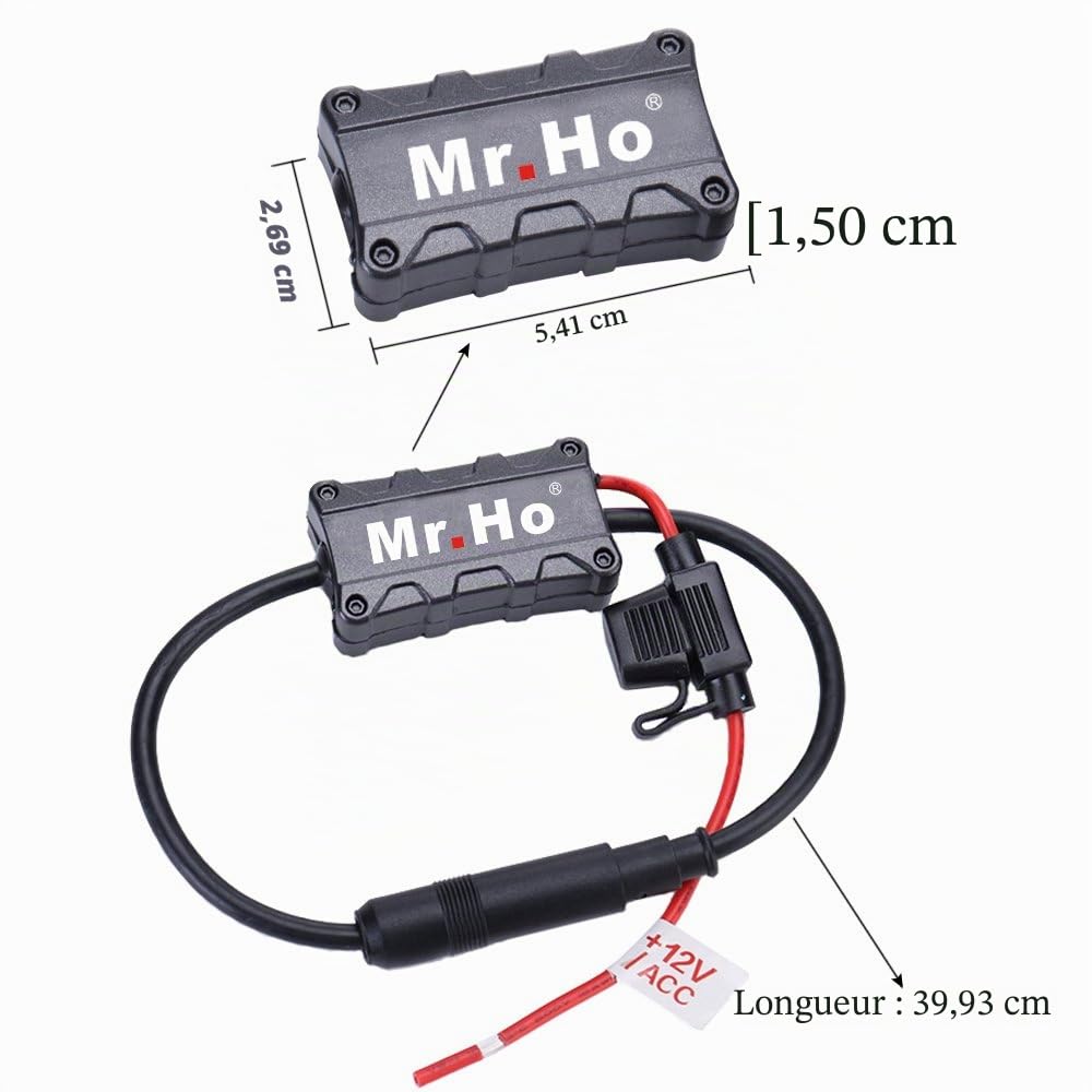Mr.Ho 12V Amplificateur de Signal d'antenne Radio Adaptateur Voiture Automobile FM AM Adaptateur