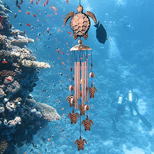 Turtle Wind Chimes Outdoor, Sympathy Retro ,Windchimes Unique Outdoor Clearance, Gifts For Mom Gift Windchime Wind Chimes Garden Party Outdoor Outdoor With S Hook Hooks Indoor And Outdoor Decorations. #TOP2