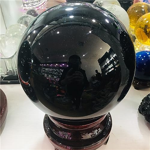 Cristal d'obsidienne en boule de 5cm à offrir comme objet de décoration unique