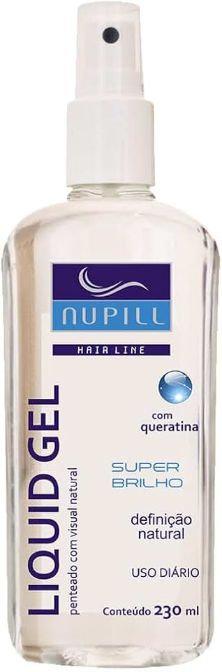 Nupill Liquid Gel Spray Super Brilho 230Ml Transparente