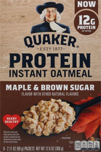Quaker Quaker Instant Oatmeal, Protein Maple Brown Sugar thumb #1