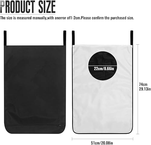 Miniatura 4 de Xhuibop Bolsa de lavandería colgante con diseño de pata de perro arcoíris para niños, organizador de ropa sucia, cesta de lavandería plegable con