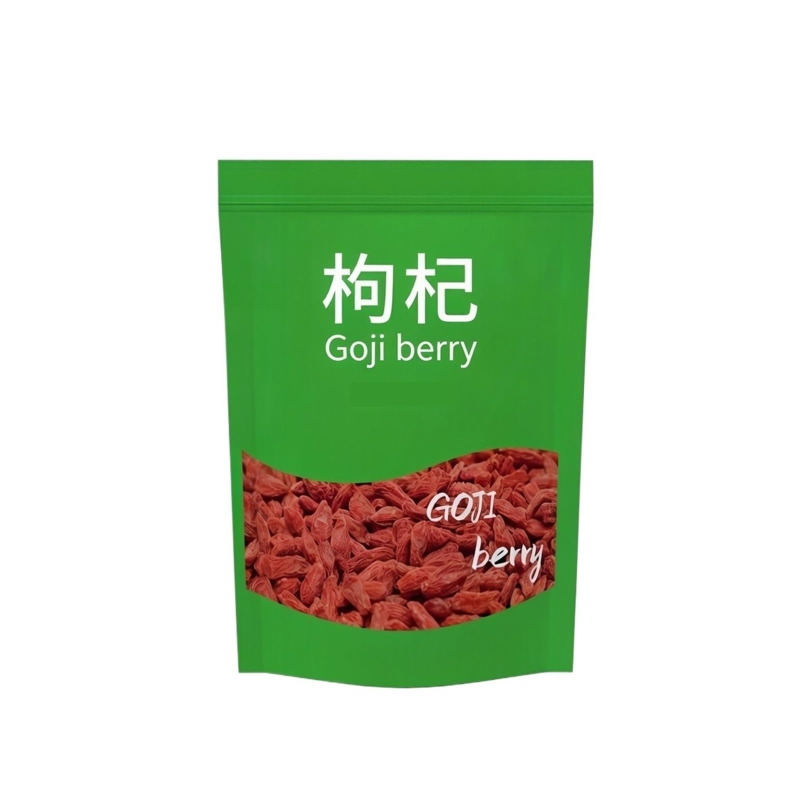 100 g de bayas rojas secas de Goji envasadas individualmente. Perfecto for preparar té, sopas, gachas o remojar en alcohol.(4bag)