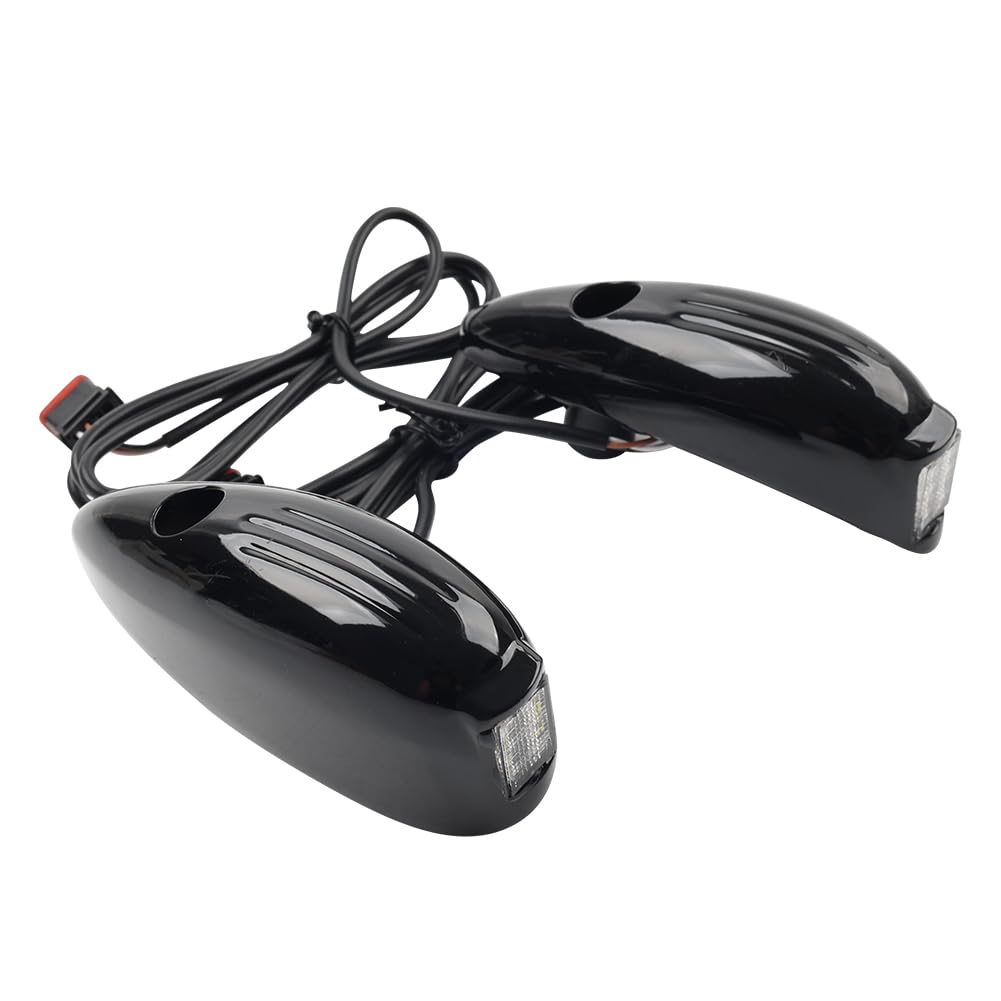 Cnswee6 Parking Lights Front Turn Signal Aluminum housings For Harley CVO Road Glide Custom FLTRXSE 2018-2022 1 Pair