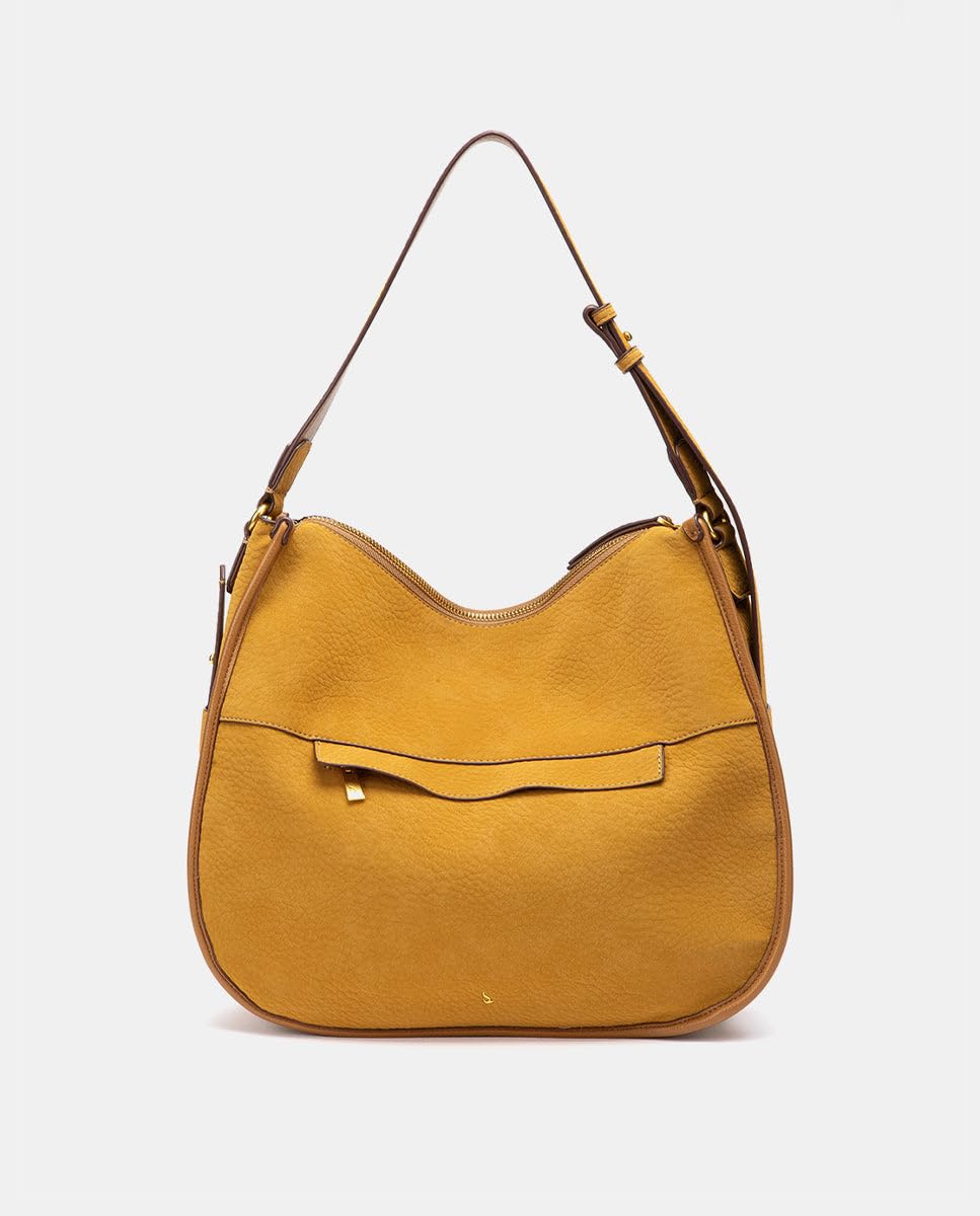 Abbacino Borsa a tracolla in materiali riciclati ambra. Ambra