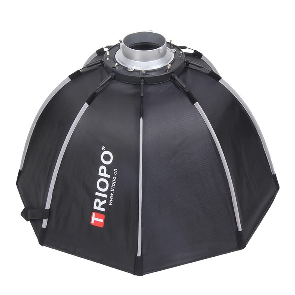 Triopo Softbox ottagonale Bowens Mount 90 cm Diffusore di luce con griglia a nido d'ape per illuminazione stroboscopica da studio