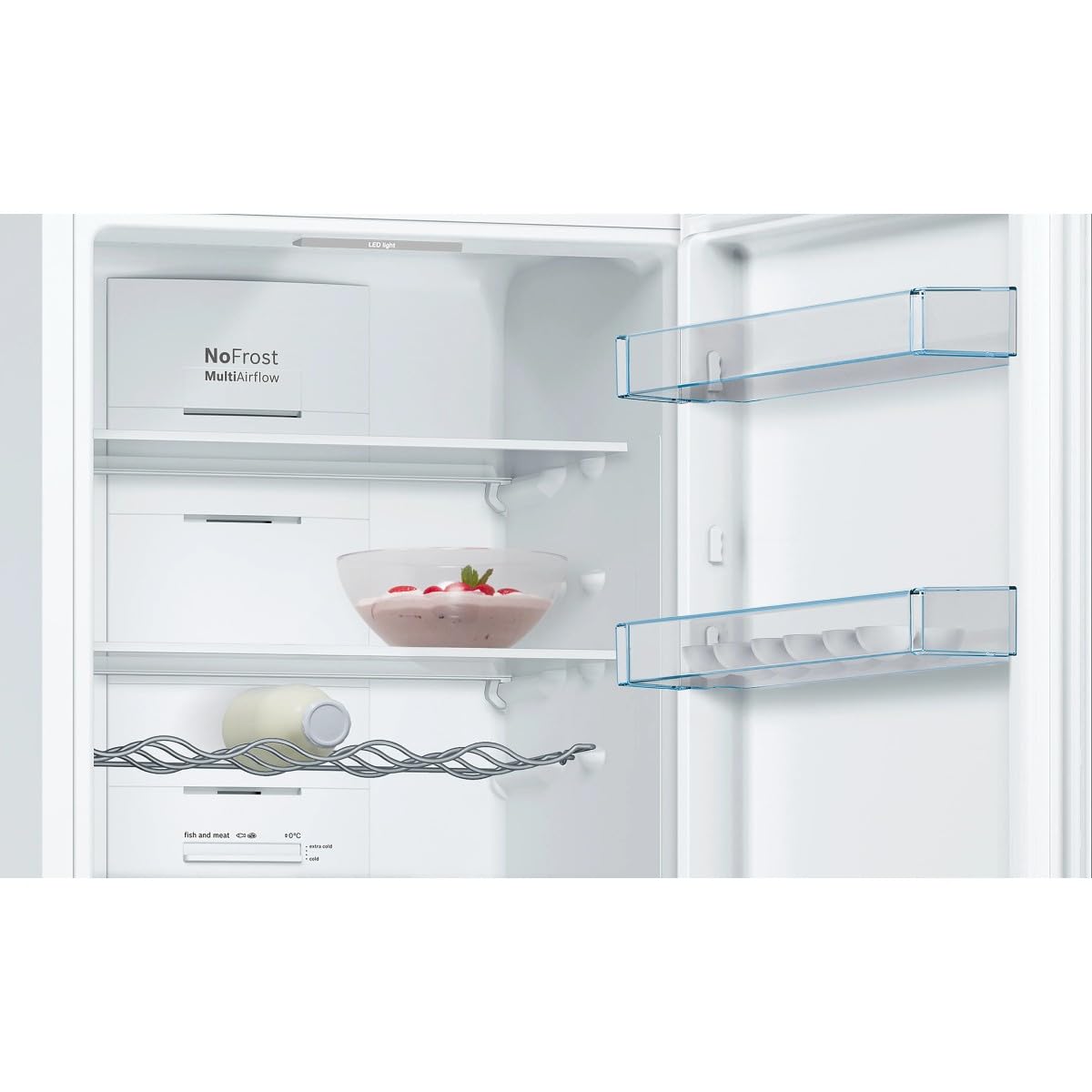 Bosch KGN36VWDB Frigorifero Combinato Libero Installazione Serie 4 Total NoFrost VitaFresh Bianco
