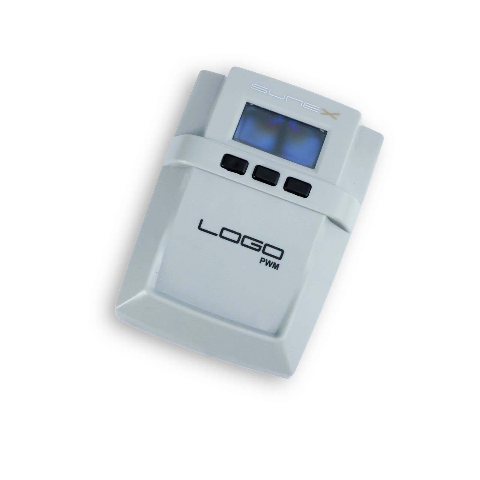 SUNEX Solarregler LOGO PWM Solar Panel Controller, Laderegler und Pumpensteuerung für thermische Solaranlagen, Heizungsanlagen, intelligenter PWM Regler mit LCD Display und Speicherfunktion