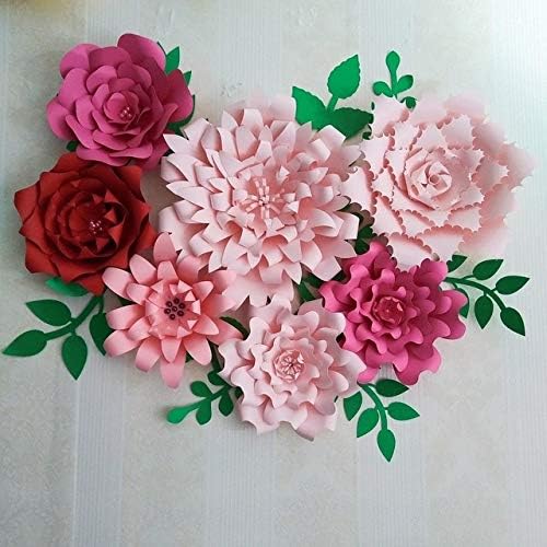 Miniatura 1 de ShineBear - Flores de papel gigantes de flores de papel gigante, flores de papel gigante para bebé, guardería, boda, telón de fondo, tutoriales -