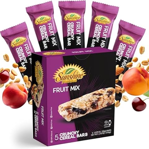 Sunshine Crunchy Fruit Mix Cereal Bars Cover