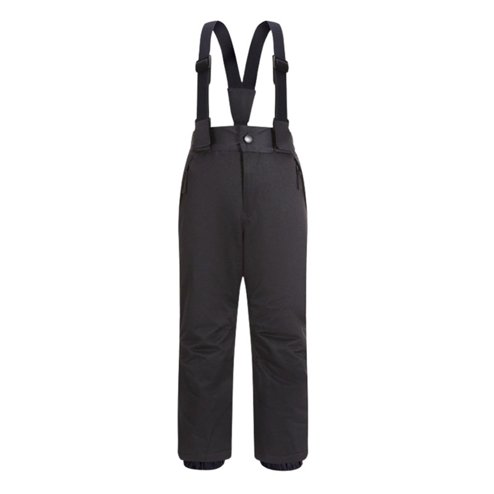 Kinder Skihose mit Abnehmbaren Latz, Wasserdicht Winddicht Gefüttert Thermohose für Jungen und Mädchen