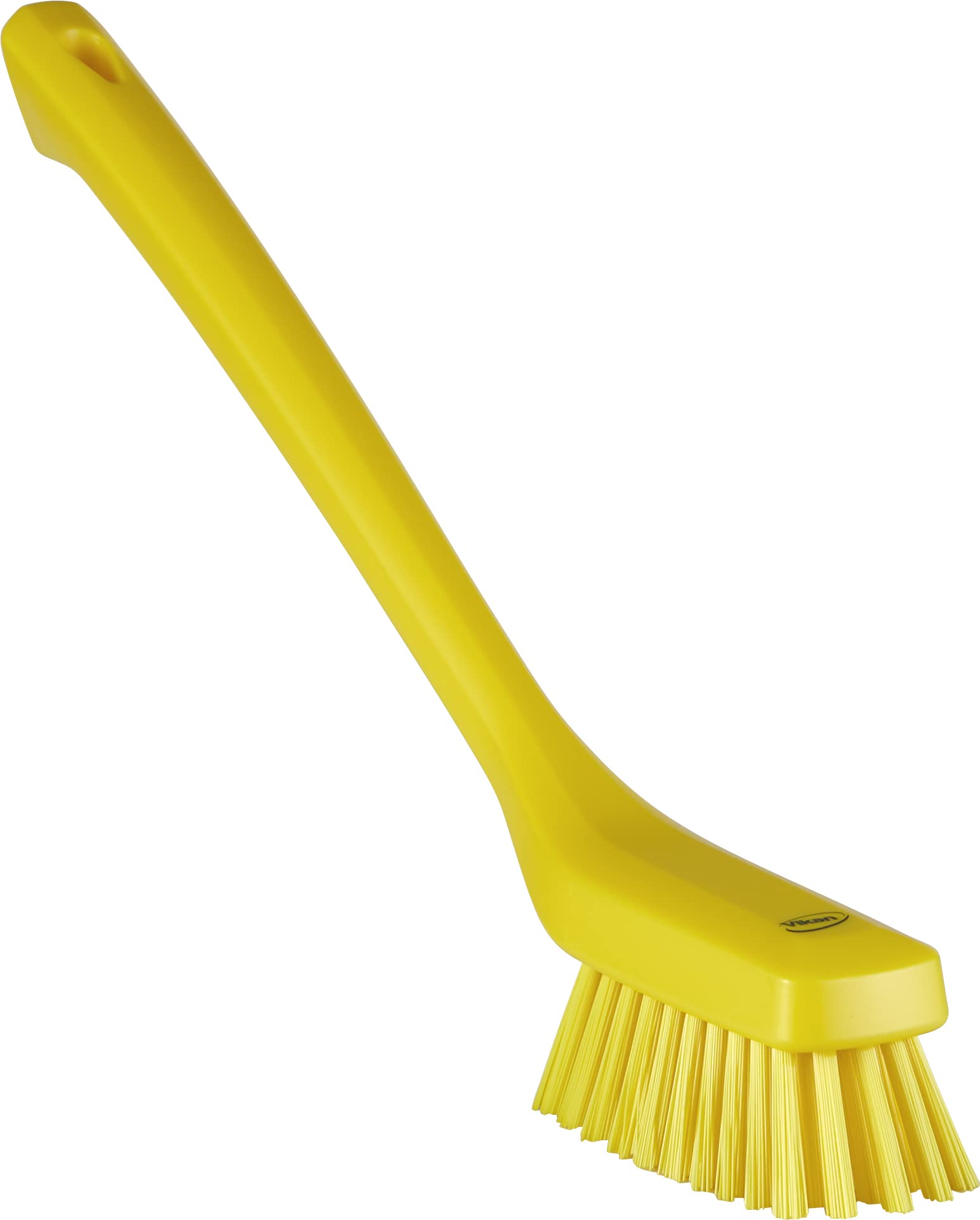 Vikan Cepillo de Mango Estrecho Largo, Bloque de Polipropileno, Amarillo, Talla única