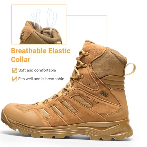 Men's Military & Tactical Boots – Waterproof & Comfortable Boots for Men, Perfect for Work, EMS, Hiking, and Combat2