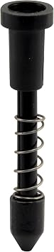 Prime-Line PL 14666 Window Screen Plunger Latch Nylon for 3/8 to 7/16 In. Frame 25 Pack