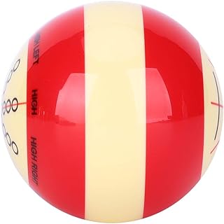 Billiard Cue Ball, 2.3 Inch Billiard Pool Ball, Exercise Training Aid Accessories for America Pool Eight Ball, Dot Spot Po...