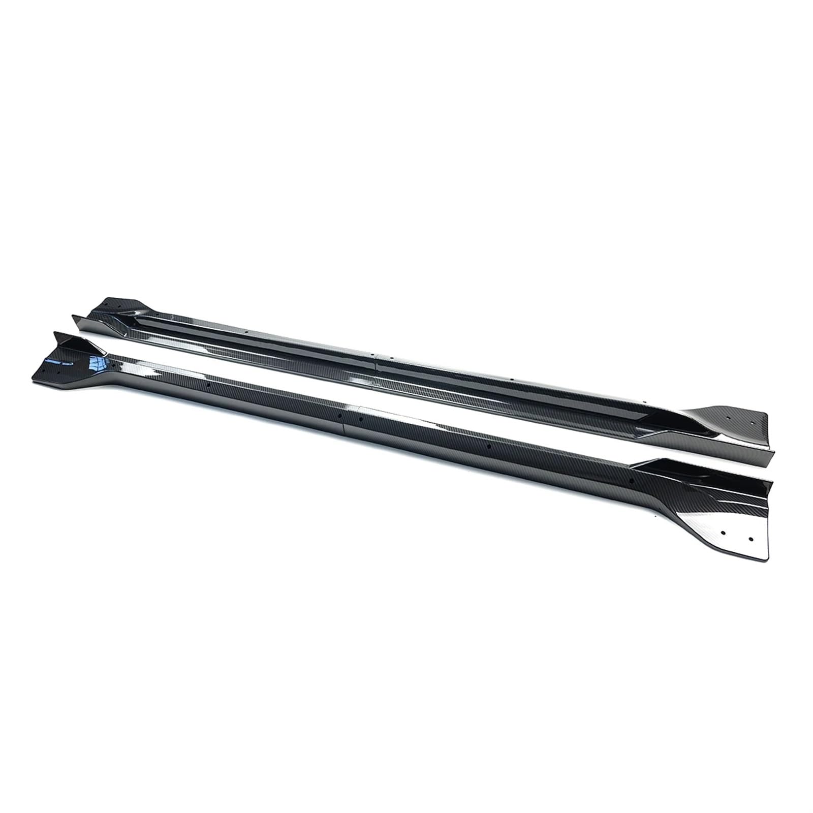 Auto Schweller Seitenschweller Für Jeep Für Grand Für Cherokee Für SRT Für SRT8 Wk2 2012-2021 Auto Seite Rock Verlängerung Splitter Lip Spoiler Diffusor Zubehör (Farbe : Glossy Black)