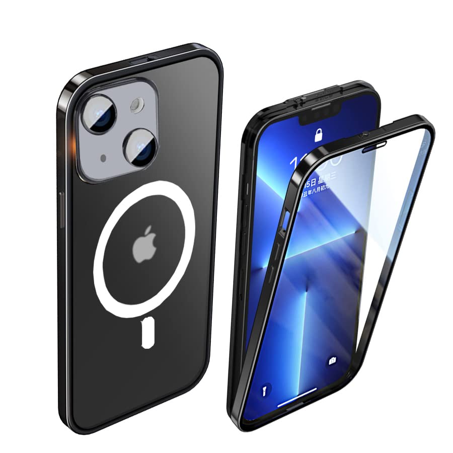 Coque iPhone 14 Plus avec protège-caméra et verre trempé pour éviter les rayures au quotidien