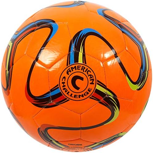 American Challenge Brasilia Soccer Ball (Orange, 4)