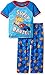 Daniel Tiger Toddler Boys' 2pc Sleepwear Set W, Blue/Red Cape, 4T