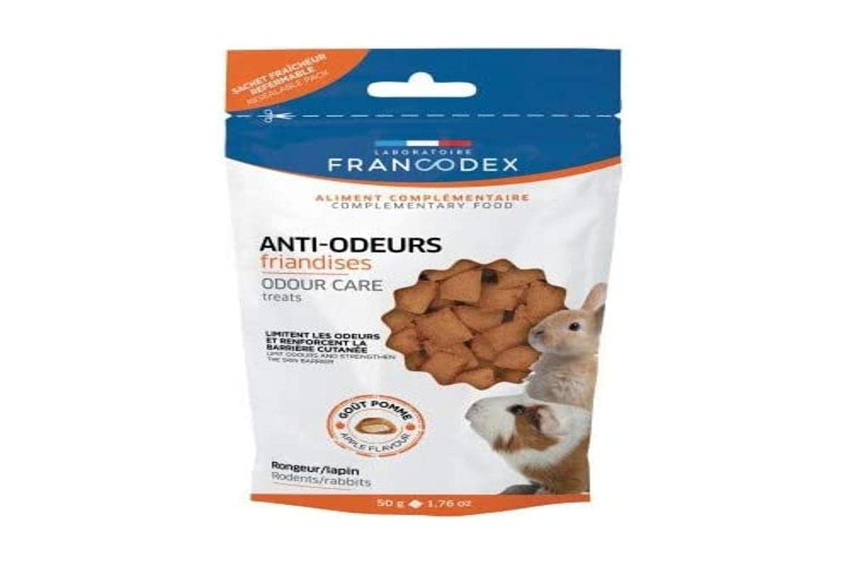 Francodex Friandises Anti-Odeurs pour Rongeur Lapin 50g