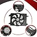 PartsFlow Engine Radiator Cooling Fan Assembly for 2009-2018 Chrysler 300 for 2009-2018 Dodge Challenger/Charger 622550