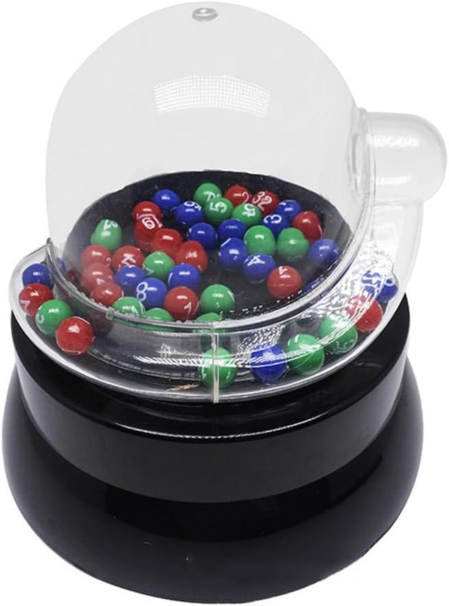 TOYANDONA Electric Shake Lucky Ball Machine with colored balls