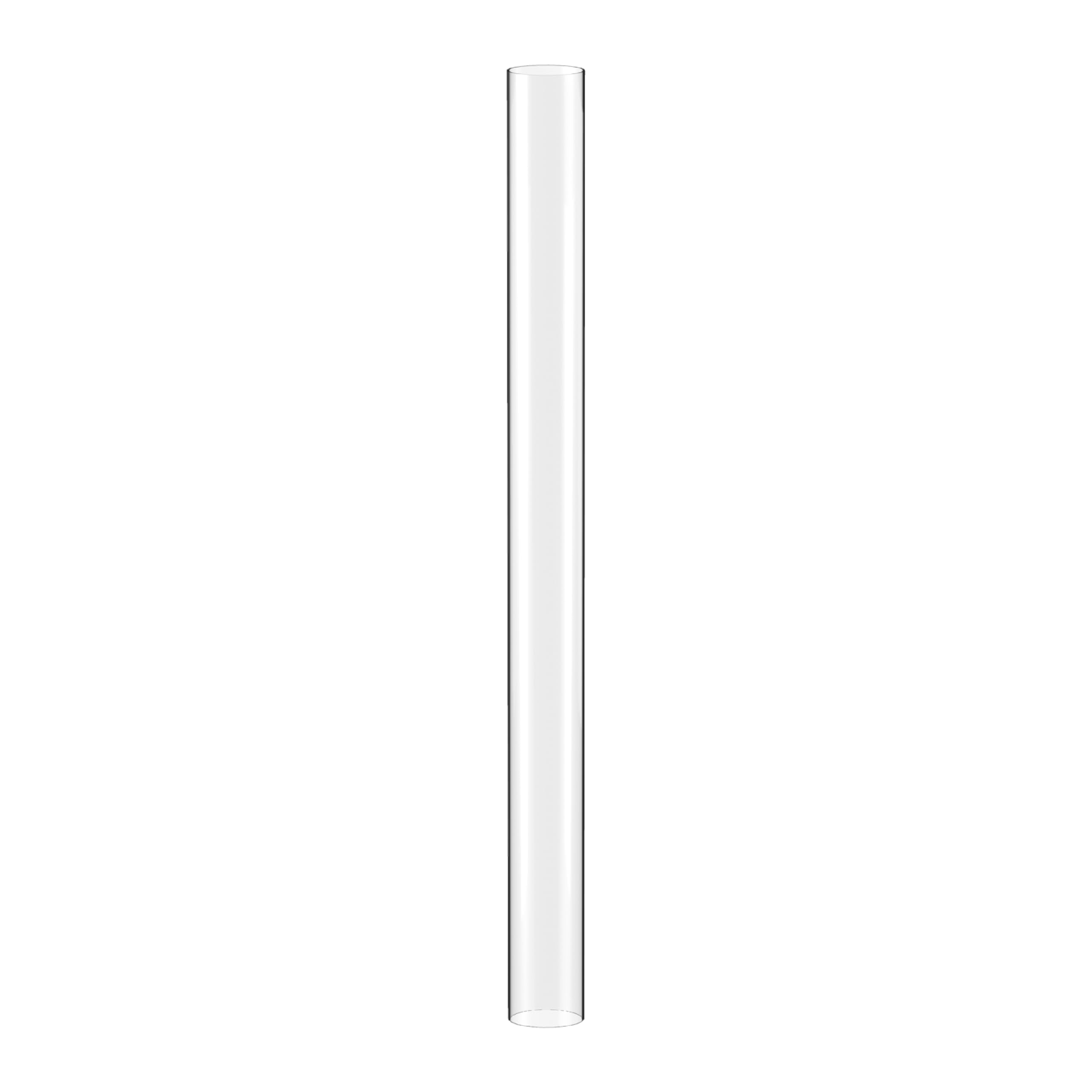 GARDENFLARE Glasrohr Ersatzteil für Feuersäule Pelletfackel - feuerfeste Glasröhre 100 cm