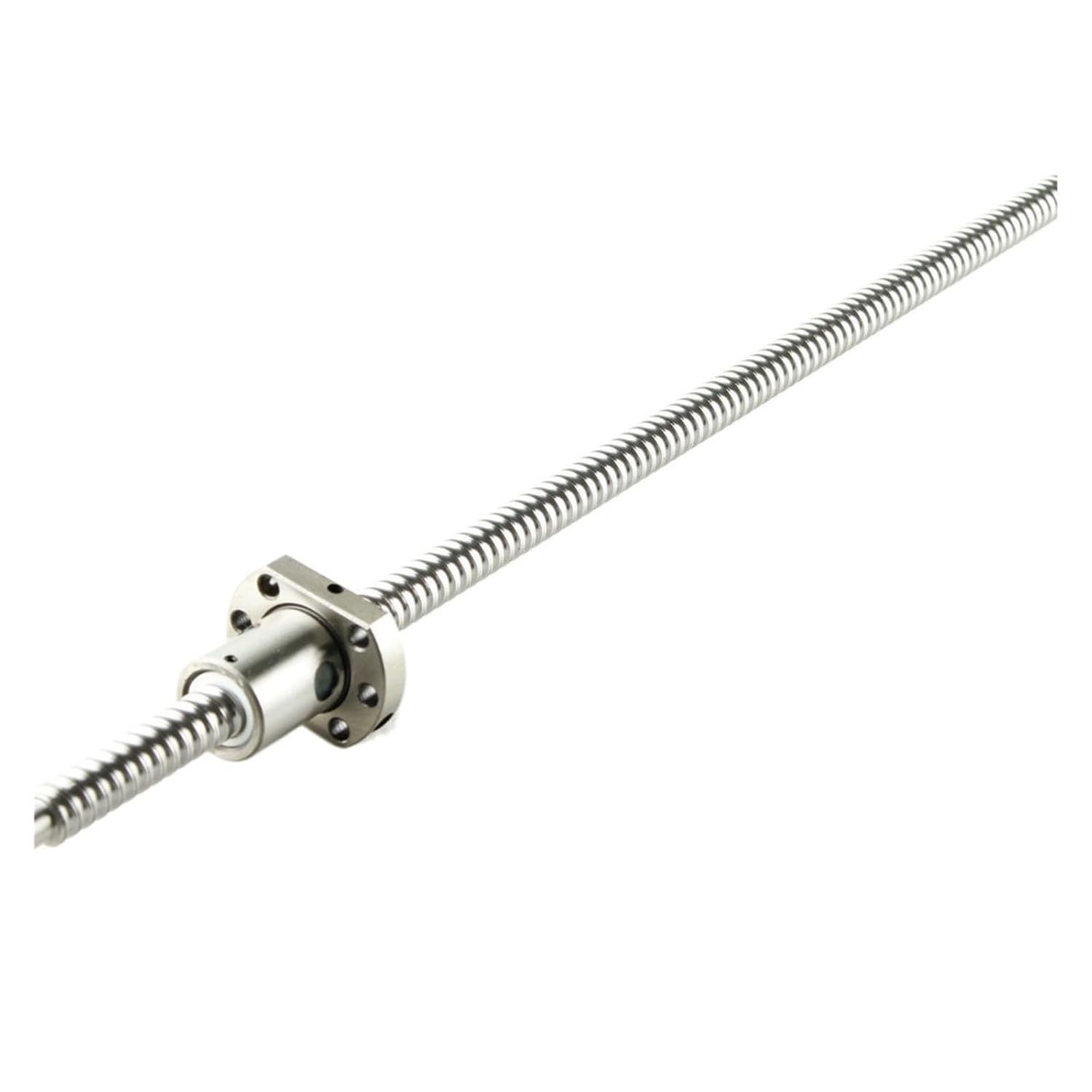 Linear Motion Ball Screw Machine Parts SFU1204 Rolled Ball Screw 250mm-900mm C7 with Flange Single Nut BK/BF10 End Machined CNC(600mm)