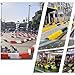 GRRICEPL Go Kart Barrier Track, Go Kart Track Runway Water-Filled Fence Indoor Amusement Park/Large Shopping Mall Children Bumper Car Lane (Color : White, Size : 1000x120x180mm)