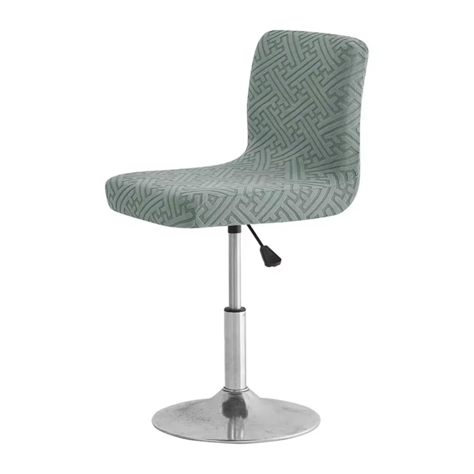 FVDZRFIE Chair Covers Jacquard Bar Chair Cover Short Back Bar Stool Seat Covers Slipcovers Hotel Banquet Dining(Color 8)