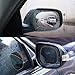 Foseal HD Transparent Nano Coating Rainproof Film for Car Rear View Mirror, Oval (5.31