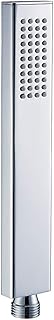 Weirun Brass Square Handheld Shower Head High Pressure Single Function Hand Showerhead, Chrome