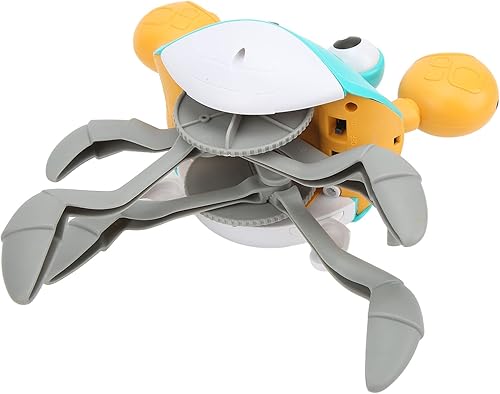 Miniatura 6 de KAKAKE Juguete musical interactivo de cangrejo para bebé, juguete musical interactivo de inducción automática con luz musical, recargable por USB,