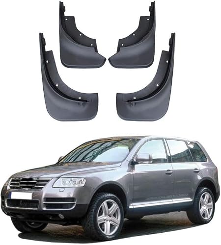 Weiyh Normal No Drill Mud Flaps For Car Front Rear Wheel For Vw Touareg 2006-2010