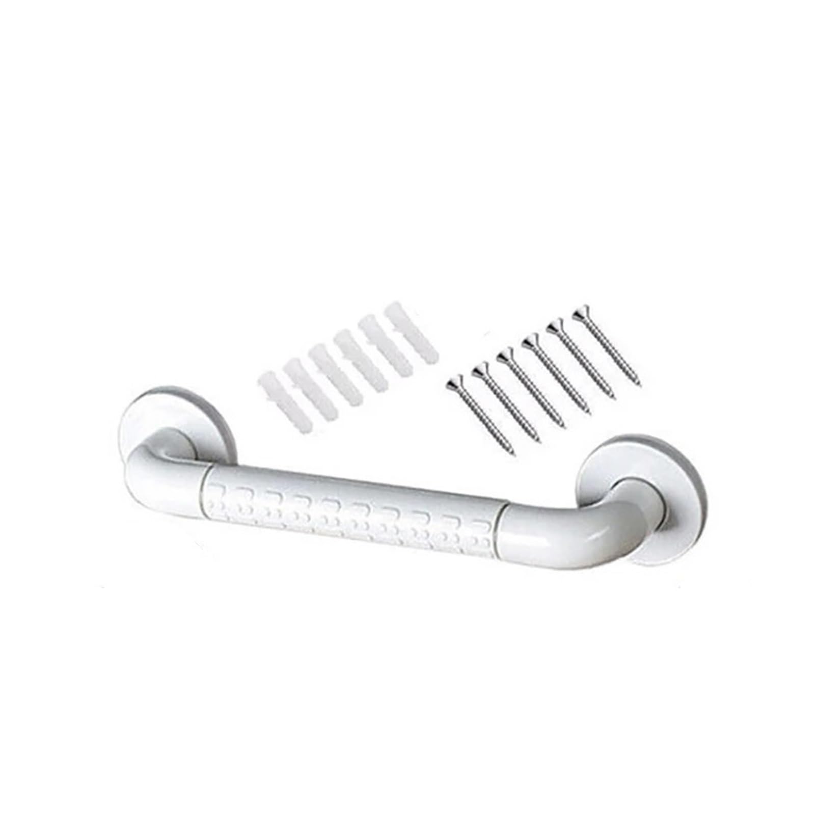Djskldf Women's White Bathroom Grab Rails 30/40/50Cm Bathroom Grip Shower Tub Grab Bar Safe Handle Handrail Rail With Luminous Safety Toilet Support For Disabled(30Cm)