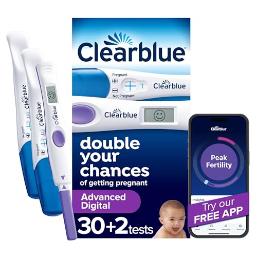 clearblue advanced digital ovulation test kit 32 ct