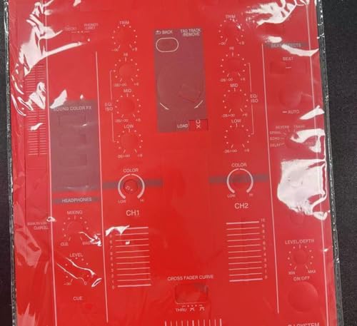Image of Protective Cover Skin for Pioneer DJ DDJ-1000SRT,Protective Film Sticker (Red)