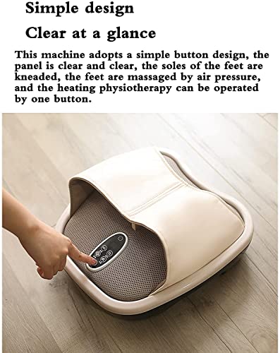 Masseur de pieds pour fasciite plantaire, neuropathie, soulagement de la douleur, favorise la circulation sanguine et un meilleur sommeil, machine de massage shiatsu, relaxation et confort à la maison